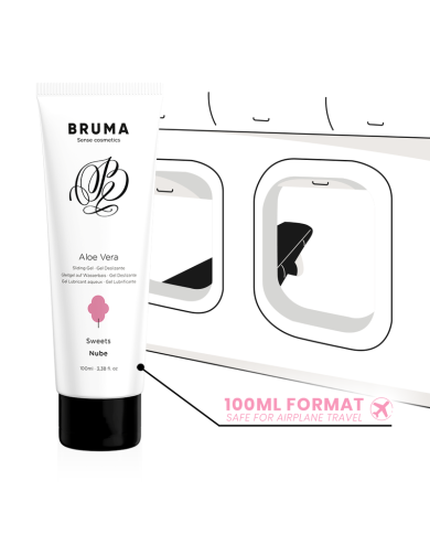 BRUMA GEL DESLIZANTE CON ALOE VERA SABOR A NUBE 100 ML