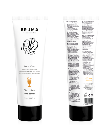 BRUMA GEL DESLIZANTE CON ALOE VERA SABOR A PINA COLADA 100 ML