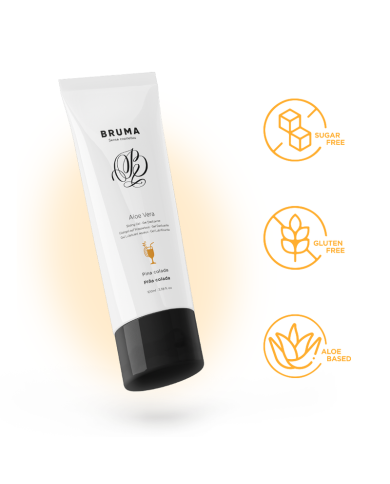 BRUMA GEL DESLIZANTE CON ALOE VERA SABOR A PINA COLADA 100 ML