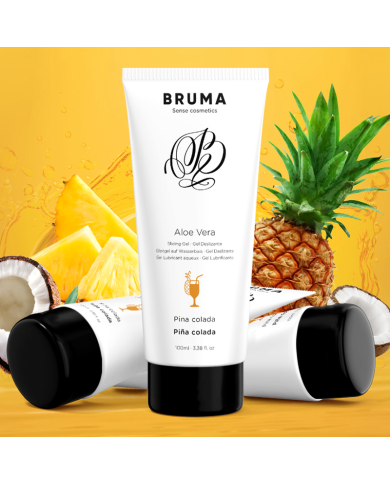 BRUMA GEL DESLIZANTE CON ALOE VERA SABOR A PINA COLADA 100 ML