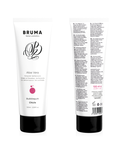 BRUMA GEL DESLIZANTE CON ALOE VERA SABOR A CHICLE 100 ML