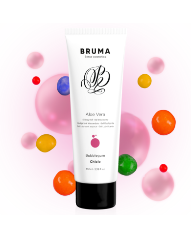 BRUMA GEL DESLIZANTE CON ALOE VERA SABOR A CHICLE 100 ML