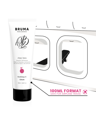 BRUMA GEL DESLIZANTE CON ALOE VERA SABOR A CHICLE 100 ML