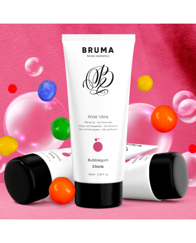 BRUMA GEL DESLIZANTE CON ALOE VERA SABOR A CHICLE 100 ML