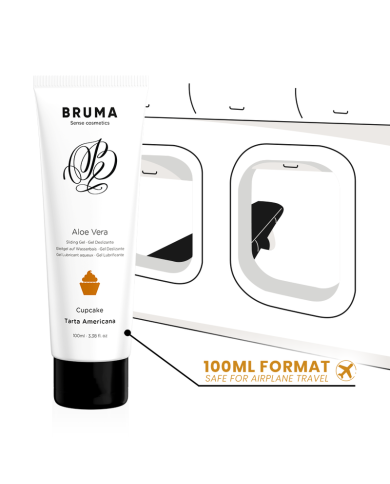 BRUMA GEL DESLIZANTE CON ALOE VERA SABOR A TARTA AMERICANA 100 ML