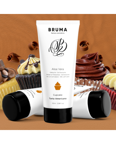 BRUMA GEL DESLIZANTE CON ALOE VERA SABOR A TARTA AMERICANA 100 ML