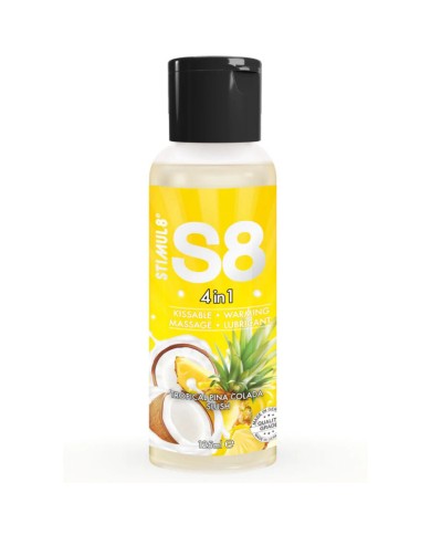 STIMUL8 S8 4 EN 1 LUBRICANTE POSTRE PINA COLADA 125 ML