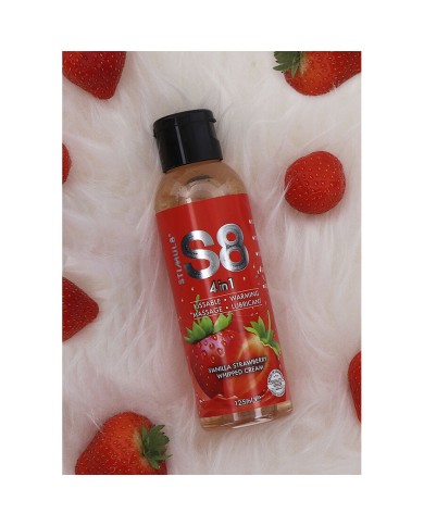 STIMUL8 S8 4 EN 1 LUBRICANTE POSTRE FRESA 125 ML