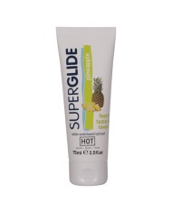 HOT SUPERGLIDE LUBRICANTE COMESTIBLE BASE AGUA PINA 75 ML