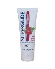 HOT SUPERGLIDE LUBRICANTE COMESTIBLE BASE AGUA FRAMBUESA 75 ML
