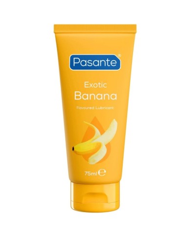 PASANTE LUBRICANTE SABOR BANANA A BASE DE AGUA 75 ML
