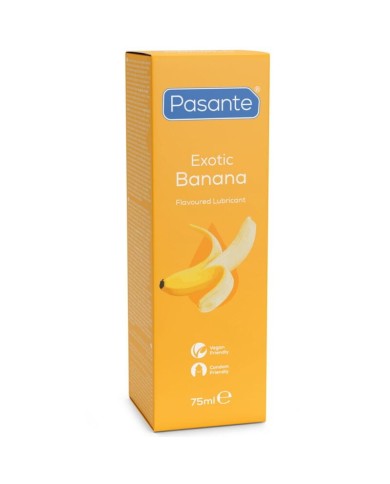 PASANTE LUBRICANTE SABOR BANANA A BASE DE AGUA 75 ML