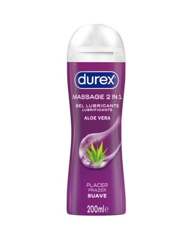 DUREX GEL LUBRICANTE DE MASAJE SUAVE ALOE VERA 200 ML