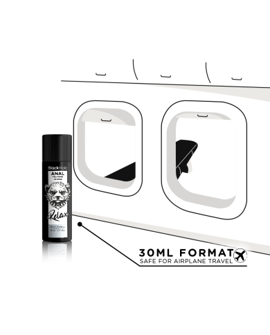 BLACK HOLE ANAL RELAXING CON JOJOBA BASE SILICONA 30 ML