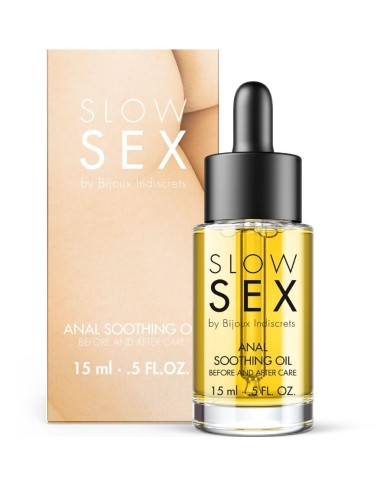 BIJOUX INDISCRETS SLOW SEX ACEITE ANAL CALMANTE 15 ML