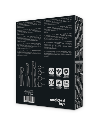 ADDICTED TOYS KIT DE 7 ANILLAS SILICONA FLEXIBLE ADDICTED TOYS KIT DE 7 ANILLAS SILICONA FLEXIBLE