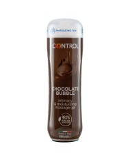 CONTROL GEL DE MASAJE 3 EN 1 CHOCOLATE BUBBLE 200 ML