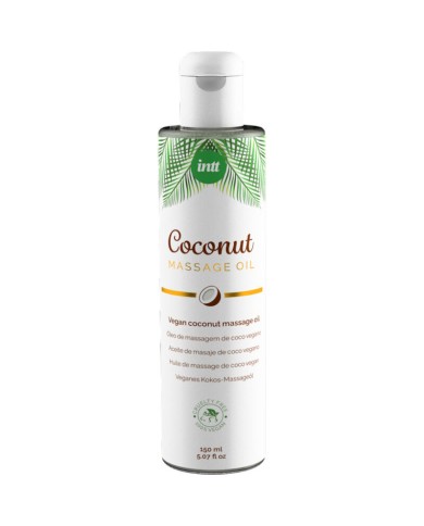 INTT ACEITE DE MASAJE VEGANO DULCE CON SABOR A COCO RELAJANTE