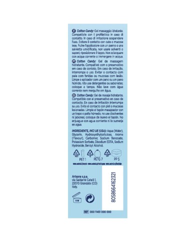 CONTROL MASAJE GEL 3 EN 1 ALGODON DE AZUCAR 200 ML