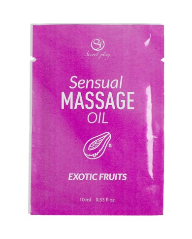 SECRETPLAY MONODOSIS ACEITE DE MASAJE FRUTAS EXOTICAS 10 ML