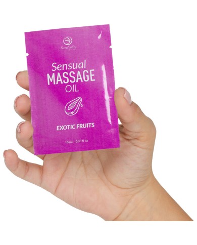 SECRETPLAY MONODOSIS ACEITE DE MASAJE FRUTAS EXOTICAS 10 ML