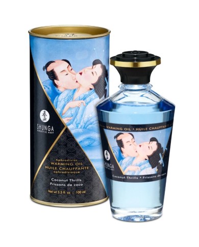 SHUNGA ACEITE MASAJE EFECTO CALOR SABOR COCO 100 ML