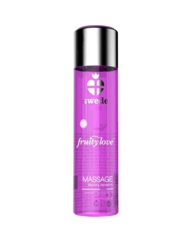 SWEDE FRUITY LOVE ACEITE EFECTO CALOR FRAMBUESA Y RUIBARBO 60 ML