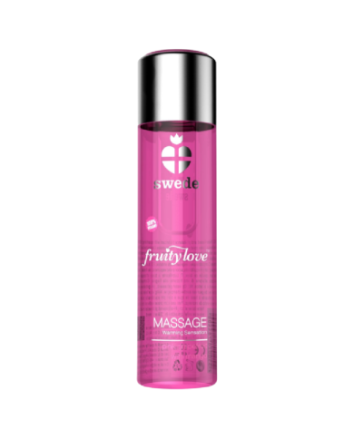 SWEDE FRUITY LOVE ACEITE EFECTO CALOR FRAMBUESA Y RUIBARBO 120 ML