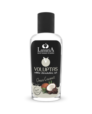 INTIMATELINE LUXURIA VOLUPTAS GEL MASAJE COMESTIBLE EFECTO CALOR COCO Y CREMA 100 ML