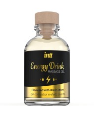 INTT MASSAGE ORAL SEX GEL DE MASAJE CON SABOR A BEBIDA ENERGETICA Y EFECTO CALOR