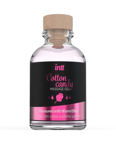 INTT MASSAGE ORAL SEX GEL DE MASAJE CON SABOR A ALGODON DE AZUCAR Y EFECTO CALOR