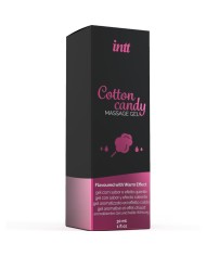 INTT MASSAGE ORAL SEX GEL DE MASAJE CON SABOR A ALGODON DE AZUCAR Y EFECTO CALOR