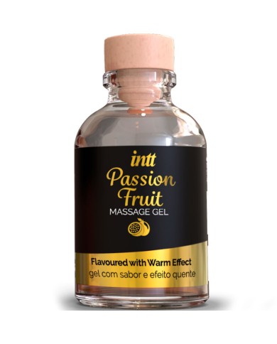 INTT MASSAGE ORAL SEX GEL DE MASAJE SABOR A FRUTA DE LA PASION EFECTO CALOR