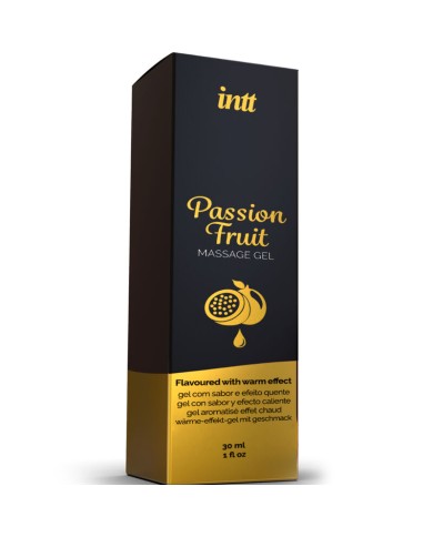 INTT MASSAGE ORAL SEX GEL DE MASAJE SABOR A FRUTA DE LA PASION EFECTO CALOR