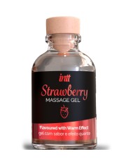 INTT MASSAGE ORAL SEX GEL DE MASAJE SABOR A FRESA EFECTO CALOR