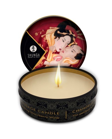 SHUNGA MINI CARESS BY CANDLELIGHT DISPLAY VELAS MASAJE 24 UDS