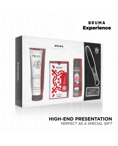 BRUMA XPERIENCE KIT TENTACION DULCE FRESA CON POTENCIADOR DE ORGASMOS