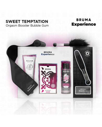 BRUMA XPERIENCE KIT TENTACION DULCE CHICLE CON POTENCIADOR DE ORGASMOS