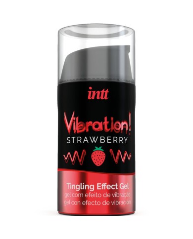 INTT POTENTE ESTIMULANTE INTIMO GEL VIBRADOR LIQUIDO FRESA 15 ML