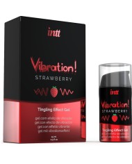 INTT POTENTE ESTIMULANTE INTIMO GEL VIBRADOR LIQUIDO FRESA 15 ML
