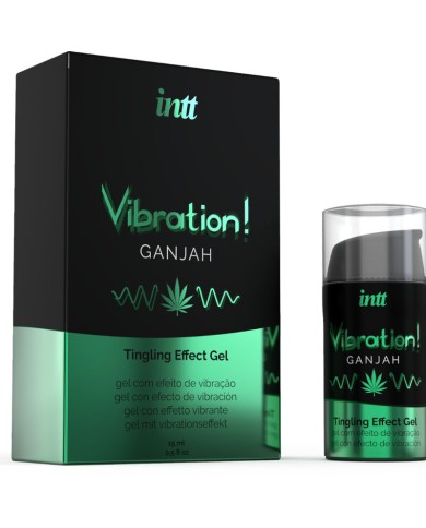 INTT POTENTE ESTIMULANTE INTIMO GEL VIBRADOR LIQUIDO CANNABIS 15ML