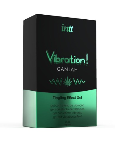 INTT POTENTE ESTIMULANTE INTIMO GEL VIBRADOR LIQUIDO CANNABIS 15ML