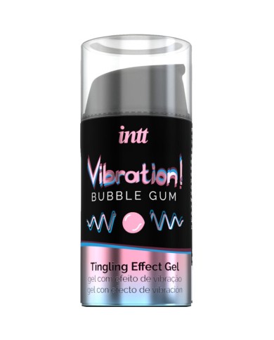 INTT POTENTE ESTIMULANTE INTIMO GEL VIBRADOR LIQUIDO CHICLE 15ML