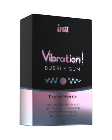 INTT POTENTE ESTIMULANTE INTIMO GEL VIBRADOR LIQUIDO CHICLE 15ML