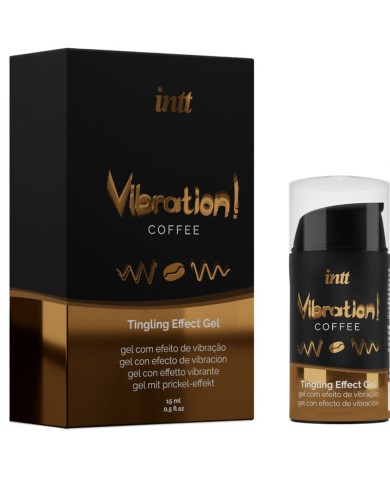 INTT POTENTE ESTIMULANTE INTIMO GEL VIBRADOR LIQUIDO CAFE 15ML