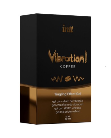 INTT POTENTE ESTIMULANTE INTIMO GEL VIBRADOR LIQUIDO CAFE 15ML