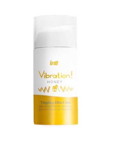 INTT POTENTE ESTIMULANTE INTIMO GEL VIBRADOR LIQUIDO MIEL 15 ML