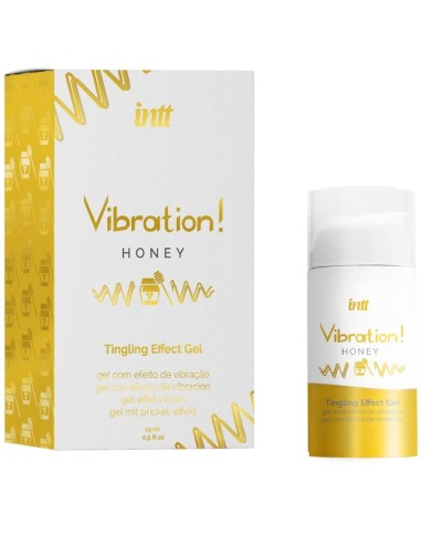 INTT POTENTE ESTIMULANTE INTIMO GEL VIBRADOR LIQUIDO MIEL 15 ML