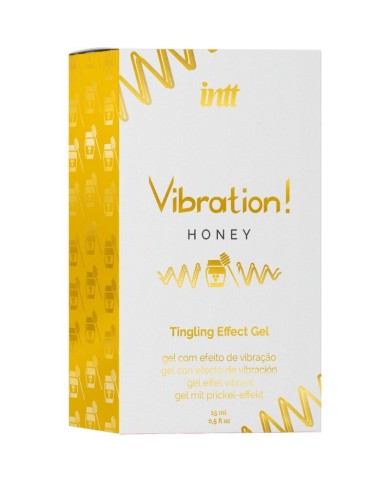 INTT POTENTE ESTIMULANTE INTIMO GEL VIBRADOR LIQUIDO MIEL 15 ML