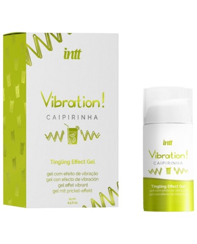 INTT POTENTE ESTIMULANTE INTIMO GEL VIBRADOR LIQUIDO CAIPIRINHA 15 ML